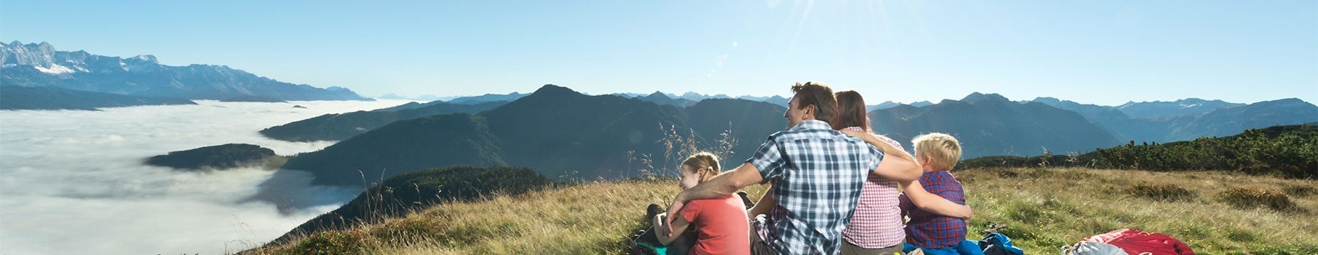 Wandern im Sommerurlaub in Flachau